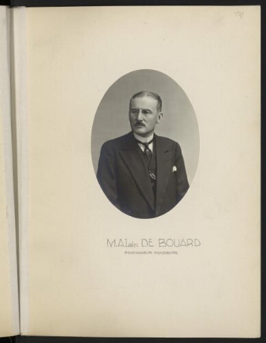 M. Alain de Boüard, professeur honoraire