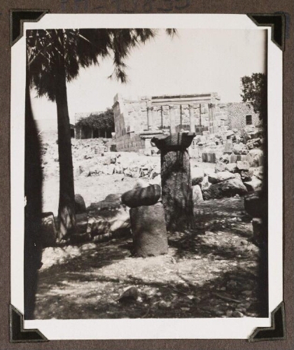 Capharnaüm : Ruines et synagogues Sud-Nord
