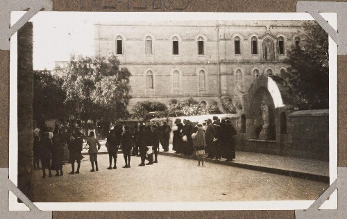 Jérusalem : A Sainte-Anne, réception pèlerinage en 1926