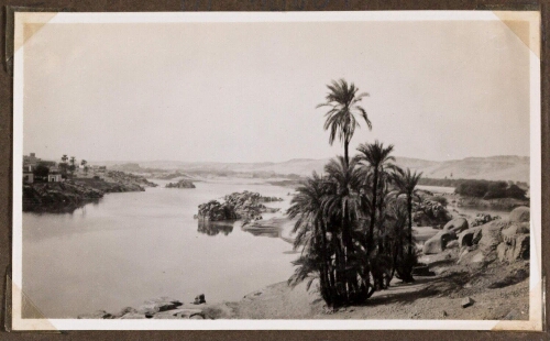 Du haut de l'Ile d'Eléphantine : vue du Nil direction Sud