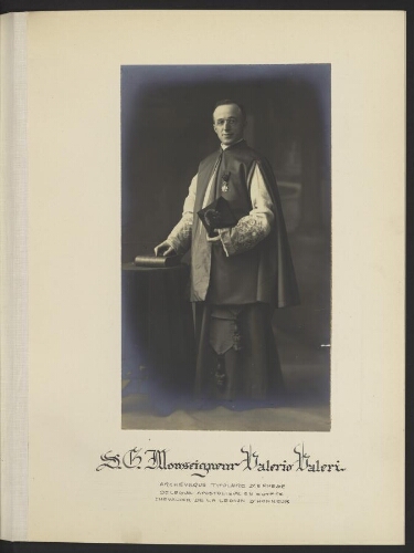 S. E. Monseigneur Valerio Valeri