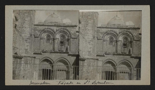 Jérusalem - Façade du St Sépulcre