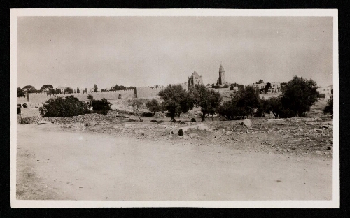 Le Sud-Ouest de Jérusalem, vu de Niképhorieh